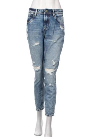 Дамски дънки Pepe Jeans, Размер M, Цвят Син, Памук, Цена 119,07 лв.