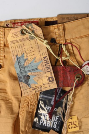 Дамски къс панталон Khujo, Размер S, Цвят Жълт, Цена 25,80 лв.