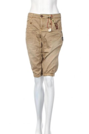 Γυναικείο κοντό παντελόνι Khujo, Μέγεθος M, Χρώμα  Μπέζ, Τιμή 66,49 €