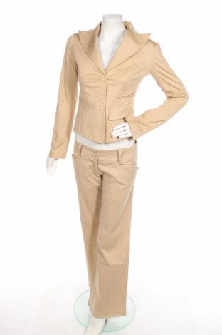 Γυναικείο κοστούμι Imperial, Μέγεθος M, Χρώμα  Μπέζ, 96% βαμβάκι, 4% ελαστάνη, Τιμή 34,64 €