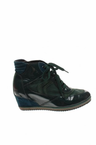 Дамски обувки Geox, Размер 37, Цвят Зелен, Естествена кожа, естествен велур, Цена 70,20 лв.