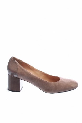 Дамски обувки Geox, Размер 37, Цвят Бежов, Естествен велур, Цена 98,00 лв.