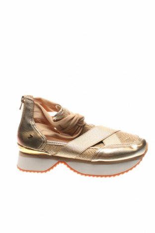 Γυναικεία παπούτσια Gioseppo, Μέγεθος 35, Χρώμα Χρυσαφί, Κλωστοϋφαντουργικά προϊόντα, δερματίνη, Τιμή 57,31 €