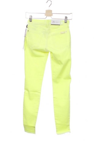 Дамски панталон 7 For All Mankind, Размер XS, Цвят Жълт, Цена 17,90 лв.