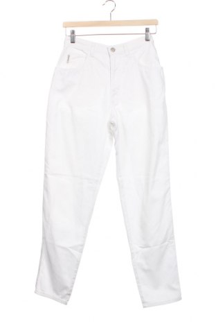Дамски панталон Armani Jeans, Размер S, Цвят Екрю, Памук, Цена 154,00 лв.