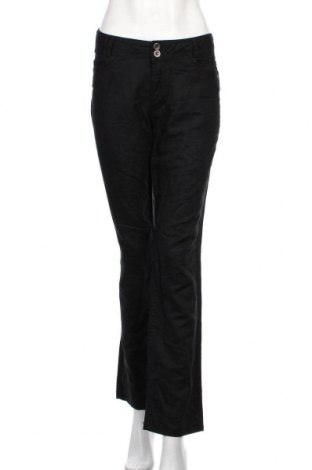 Дамски панталон Cache Cache, Размер S, Цвят Черен, 55% лен, 45% памук, Цена 33,25 лв.