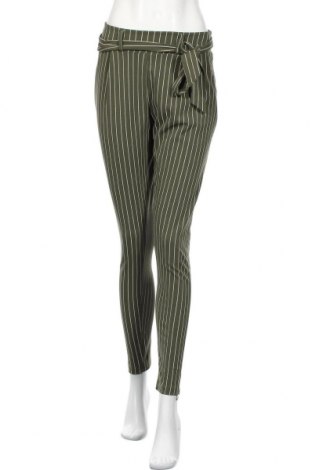 Дамски панталон Made In Italy, Размер M, Цвят Зелен, 95% вискоза, 5% еластан, Цена 35,00 лв.