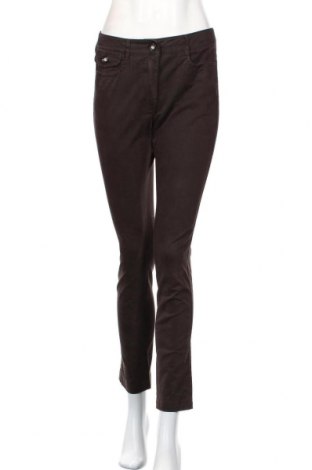 Damskie spodnie Weekend Max Mara, Rozmiar S, Kolor Brązowy, 97% bawełna, 3% elastyna, Cena 474,02 zł