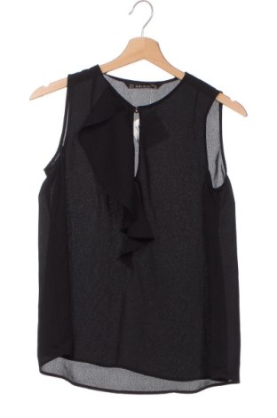 Γυναικείο αμάνικο μπλουζάκι Zara, Μέγεθος XS, Χρώμα Μαύρο, Τιμή 1,69 €