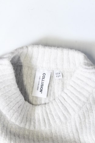 Γυναικείο πουλόβερ Collusion, Μέγεθος XL, Χρώμα Γκρί, Τιμή 43,30 €
