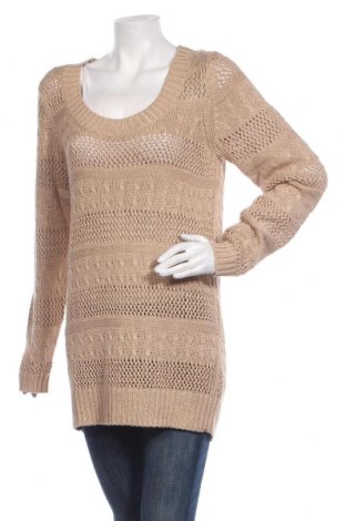 Дамски пуловер Madeleine, Размер L, Цвят Бежов, 53% памук, 47% вискоза, Цена 46,00 лв.