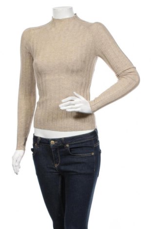Дамски пуловер Mango, Размер XS, Цвят Бежов, 76% полиестер, 24% полиамид, Цена 55,30 лв.