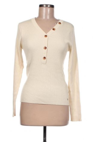 Дамски пуловер Tom Tailor, Размер M, Цвят Екрю, 70% вискоза, 30% полиамид, Цена 62,30 лв.