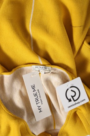Дамски пуловер Tom Tailor, Размер XL, Цвят Жълт, 60% вискоза, 20% полиамид, 20% памук, Цена 62,30 лв.