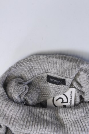 Дамски пуловер Woman By Tchibo, Размер M, Цвят Сив, Цена 33,60 лв.