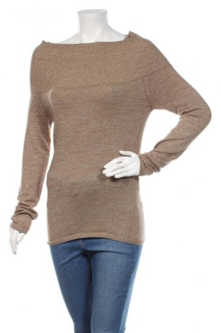 Дамски пуловер Zara, Размер M, Цвят Златист, Цена 25,20 лв.