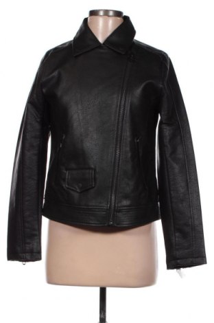 Γυναικείο δερμάτινο μπουφάν Pepe Jeans, Μέγεθος S, Χρώμα Μαύρο, Δερματίνη, Τιμή 43,14 €