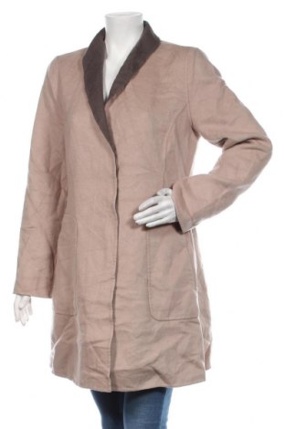 Дамско палто, Размер M, Цвят Бежов, Цена 32,40 лв.