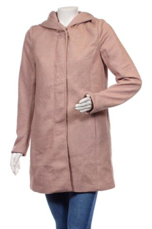 Дамско палто ONLY, Размер M, Цвят Розов, 85% полиестер, 15% памук, Цена 63,22 лв.