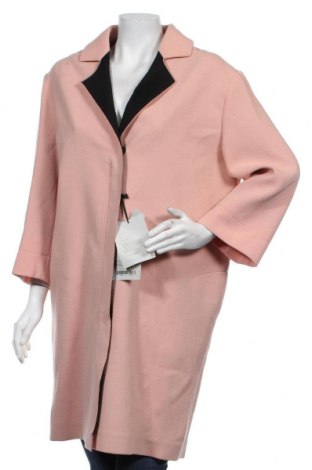 Дамско палто Roland Mouret, Размер M, Цвят Розов, Вълна, коприна, Цена 783,87 лв.