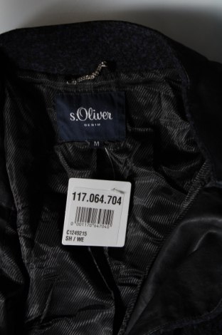 Γυναικείο παλτό S.Oliver, Μέγεθος M, Χρώμα Μπλέ, Τιμή 55,86 €