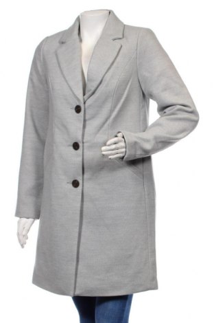 Дамско палто Vero Moda, Размер S, Цвят Сив, 89% полиестер, 10% вискоза, 1% еластан, Цена 86,42 лв.