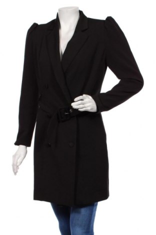 Дамско палто Vila, Размер M, Цвят Черен, 95% полиестер, 5% еластан, Цена 114,80 лв.