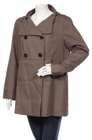 Дамско палто Yessica, Размер XL, Цвят Кафяв, 97% памук, 3% еластан, Цена 48,45 лв.