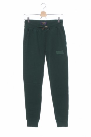 Γυναικείο αθλητικό παντελόνι Superdry, Μέγεθος XS, Χρώμα Πράσινο, 87% βαμβάκι, 13% πολυεστέρας, Τιμή 46,54 €