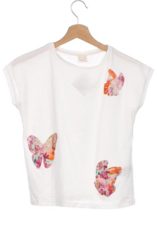 Kinder Shirt Zara, Größe 9-10y/ 140-146 cm, Farbe Weiß, 96% Baumwolle, 4% Elastan, Preis 15,31 €