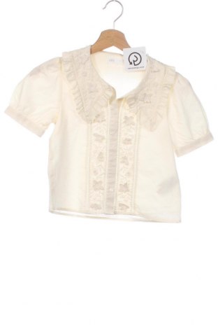 Детска риза Zara, Размер 6-7y/ 122-128 см, Цвят Екрю, Памук, Цена 24,00 лв.
