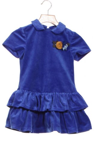 Dziecięca sukienka Tutto Piccolo, Rozmiar 2-3y/ 98-104 cm, Kolor Niebieski, Poliester, Cena 115,15 zł