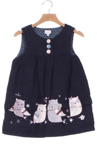 Детска рокля Vertbaudet, Размер 3-4y/ 104-110 см, Цвят Син, Памук, Цена 29,00 лв.