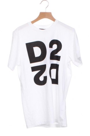 Dětské tričko  Dsquared2, Velikost 11-12y/ 152-158 cm, Barva Bílá, Bavlna, Cena  1 314,00 Kč