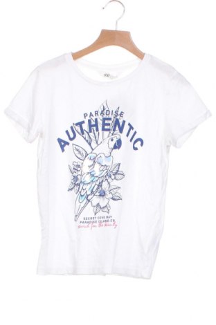 Детска тениска H&M, Размер 10-11y/ 146-152 см, Цвят Бял, 100% памук, Цена 16,00 лв.
