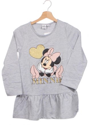 Dziecięca tunika Minnie Mouse, Rozmiar 7-8y/ 128-134 cm, Kolor Szary, 93% bawełna, 7% poliester, Cena 65,49 zł
