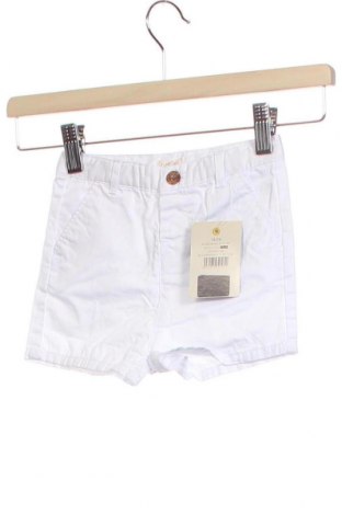 Pantaloni scurți pentru copii Gocco, Mărime 18-24m/ 86-98 cm, Culoare Alb, Bumbac, Preț 56,74 Lei