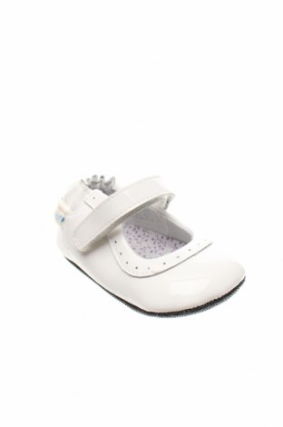 Детски обувки Robeez, Размер 17, Цвят Бял, Естествен велур, Цена 15,80 лв.