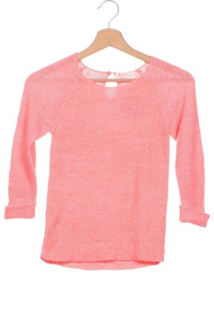 Детски пуловер, Размер 9-10y/ 140-146 см, Цвят Розов, 65% акрил, 35% полиамид, Цена 23,52 лв.