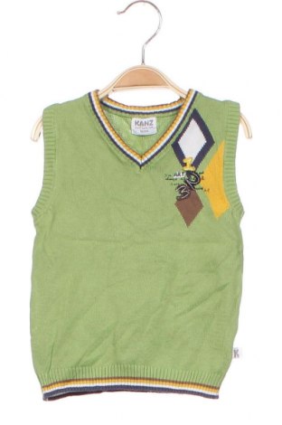 Детски пуловер Kanz, Размер 12-18m/ 80-86 см, Цвят Зелен, Памук, Цена 20,16 лв.