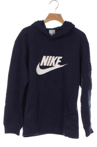 Детски суичър Nike, Размер 10-11y/ 146-152 см, Цвят Син, 80% памук, 20% полиестер, Цена 79,00 лв.