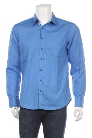 Ανδρικό πουκάμισο Angelo Litrico, Μέγεθος M, Χρώμα Μπλέ, Βαμβάκι, Τιμή 16,89 €