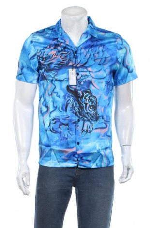 Мъжка риза River Island, Размер S, Цвят Многоцветен, Полиестер, Цена 27,60 лв.