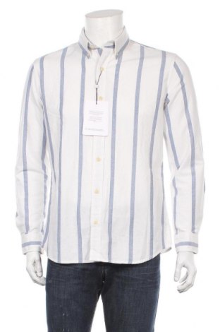 Мъжка риза Selected Homme, Размер M, Цвят Син, 63% памук, 37% полиестер, Цена 62,30 лв.