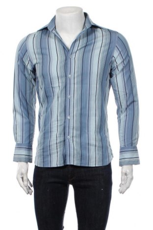 Мъжка риза Ted Baker, Размер S, Цвят Син, 75% памук, 21% полиамид, 4% еластан, Цена 57,00 лв.