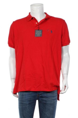 Pánské tričko  Polo By Ralph Lauren, Velikost XXL, Barva Červená, Bavlna, Cena  1 578,00 Kč