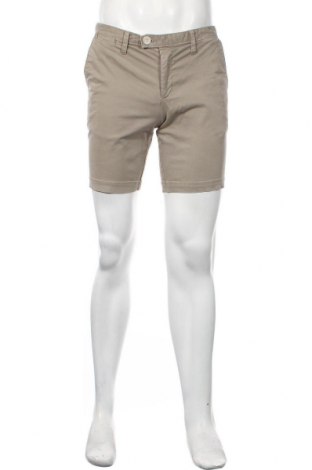 Мъжки къс панталон Calvin Klein Jeans, Размер S, Цвят Бежов, 98% памук, 2% еластан, Цена 56,00 лв.