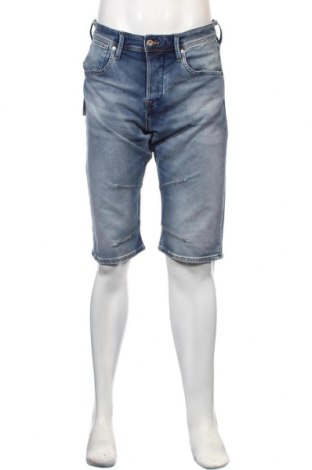 Мъжки къс панталон Jack & Jones, Размер M, Цвят Син, 81% памук, 18% полиестер, 1% еластан, Цена 51,75 лв.