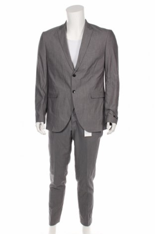 Мъжки костюм Premium By Jack & Jones, Размер XL, Цвят Сив, 78% полиестер, 17% вискоза, 5% еластан, Цена 83,70 лв.