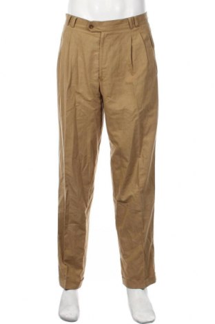 Мъжки панталон Atelier GARDEUR, Размер M, Цвят Бежов, 45% полиестер, 30% лен, 25% памук, Цена 41,80 лв.